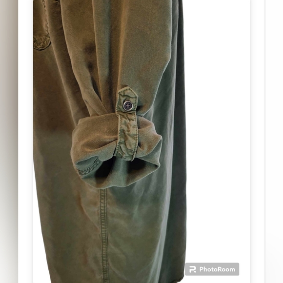 Green Parasuco Jeans Long Shirt or Dress - Picture 3 of 6